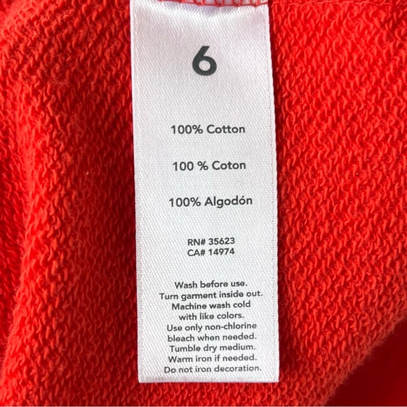 •Carter’s•  Shimmery Snowflake Sweatshirt Top - Size 6 - Picture 6 of 7